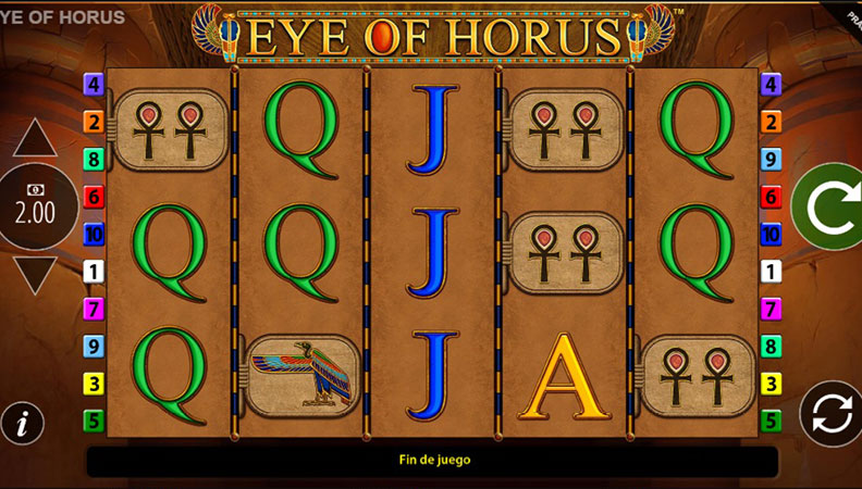 Demo de la slot Eye of Horus