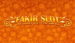 Portada de la tragaperras con bote Fakir Slot de Gaming1 para casinos online de Portugal.