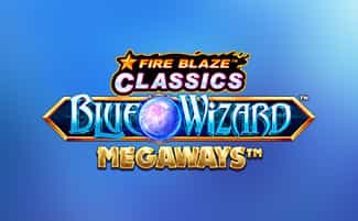 Portada de Fire Blaze Blue Wizard Megaways en España.