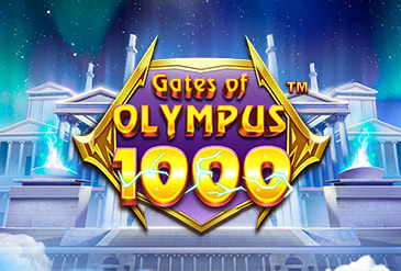 Portada de la slot Gates of Olympus 1000.