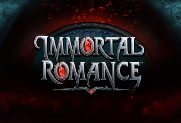 Portada de la tragaperras Immortal Romance, disponible en casinos online.