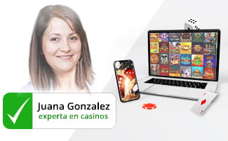 Juana González, experta en casinos y autora de estafa.info.