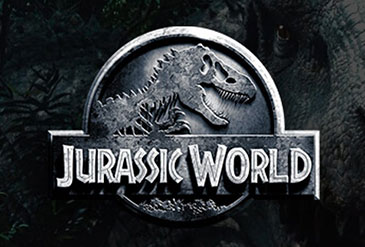 Portada de la tragaperras Jurassic World, disponible en casinos online.