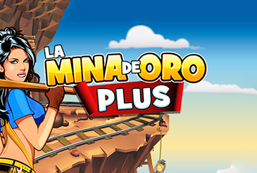 Portada de la slot La Mina de Oro Plus.