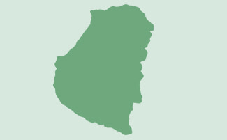 Mapa geográfico de Mendoza.