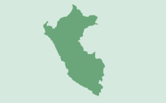 Mapa geográfico de Perú.