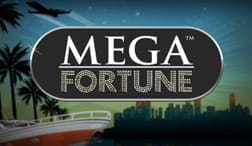 Portada de la tragamonedas Mega Fortune con botes progresivos para casinos en línea de Puerto Rico.