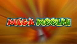 Portada de la tragamonedas con jackpot Mega Moolah para casinos online de Brasil.