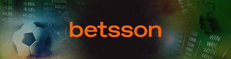 App de apuestas deportivas Betsson con una pelota y cuotas.