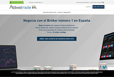 Plataforma de Activotrade.