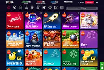 Página principal de apuestas deportivas en MexPlay