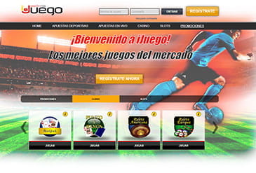 Además de los juegos de casino clásico te ofrece también apuestas y apuestas en vivo