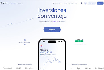 Muestra de la cantidad de mercados disponibles en el bróker Lightyear