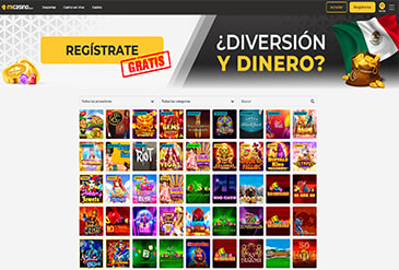 Oferta de juegos de casino en MiCasino