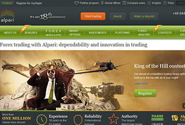 Página web de alpari donde puedes operar en forex