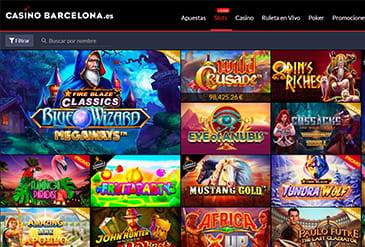 Oferta de tragaperras del Casino Barcelona