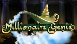Portada de la tragamonedas Millionaire Genie con jackpots para casinos en línea de Puerto Rico.