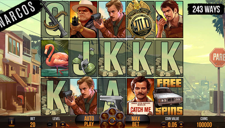 Demo de la slot Narcos.