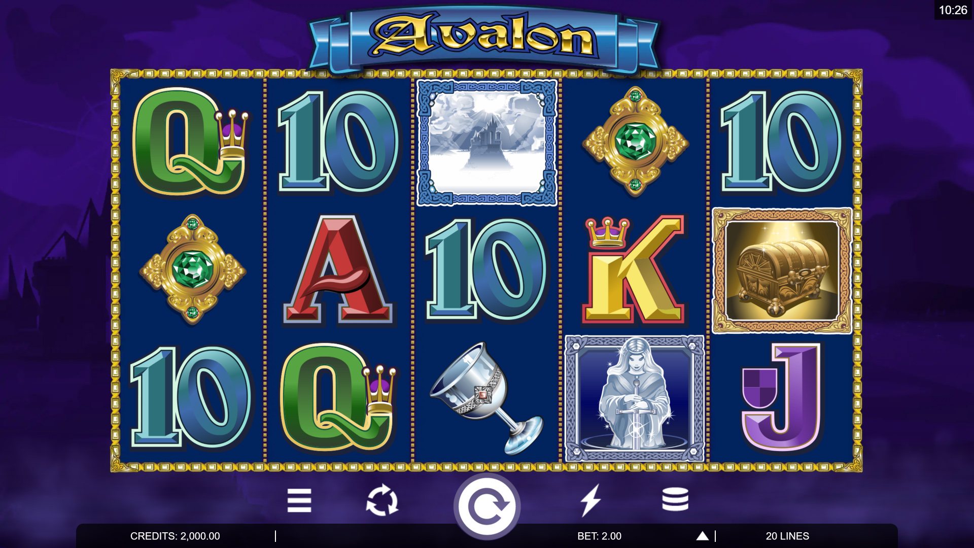 Demo de la slot Avalon.