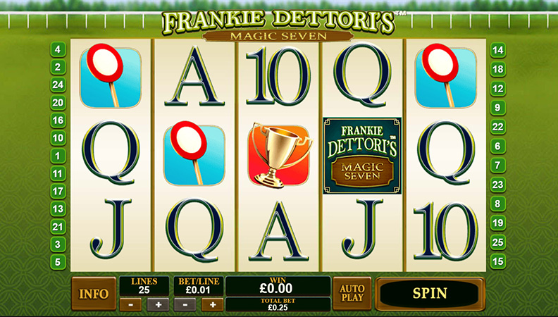 Juego demo de la slot Frankie Dettori's Magic Seven