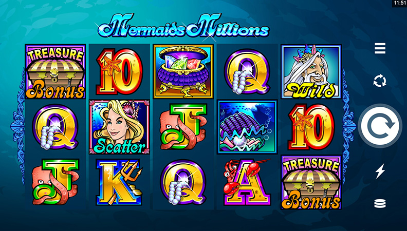 Juego demo de la slot Mermaids Millions