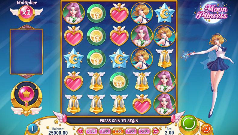 Demo de la slot Moon Princess.