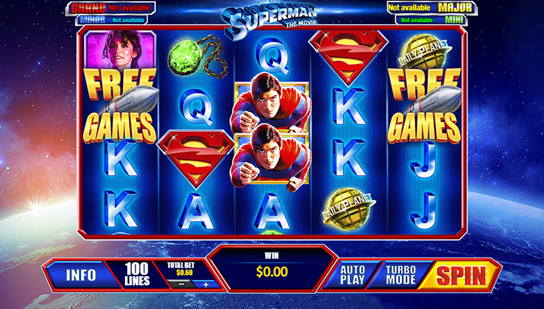 Demo de la slot Superman.