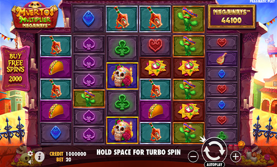 Partida a Muertos Multiplier Megaways en un casino online de España.