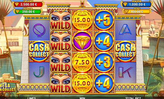 Partida a Queen of the Pyramids en un casino online de España.