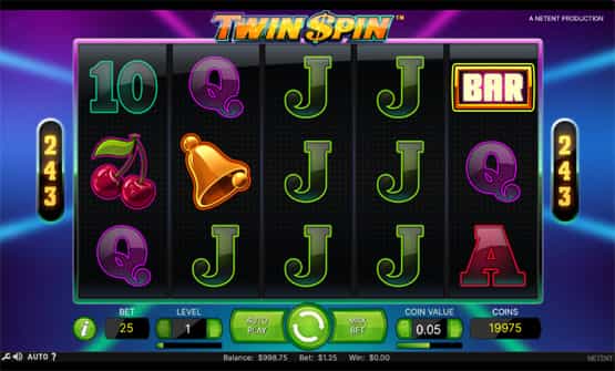Partida a Twin Spin en un casino online de España