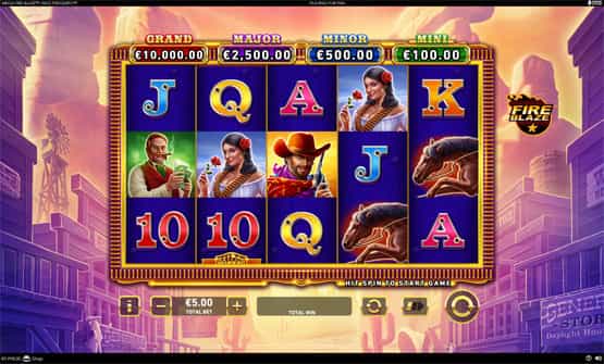 Partida a Wild Pistolero en un casino online de España.