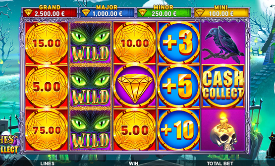 Partida a Witches Cash Collect en un casino online de España.