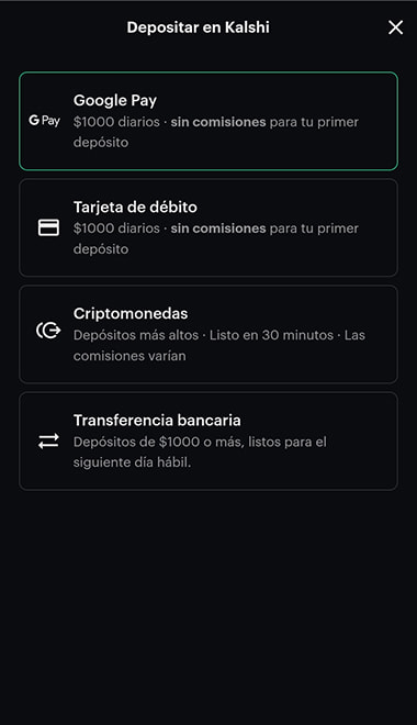Métodos de depósito: tarjetas, criptomonedas y transferencias locales