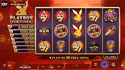 Playboy Fortunes en 21Casino