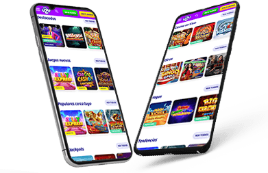 La app de PlayUZU México en un celular.