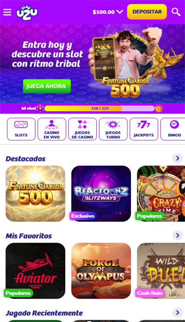 Catálogo de juegos disponibles para elegir.