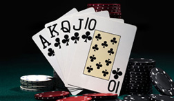 Cartas de póker online, disponible en casinos en línea de Guatemala.