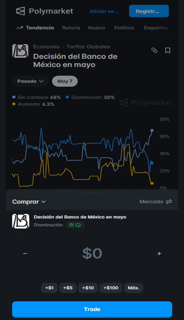 Pantalla de verificación de cuenta en Kalshi con campo para introducir el código recibido