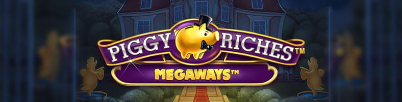 Portada de la slot Piggy Riches Megaways para casinos online de Perú.