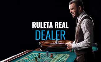 Croupier de ruleta de Real Dealer en un casino.