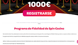 Programa de fidelidad en el casino en línea SpinCasino.