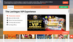Programa VIP de LeoVegas casino en línea.