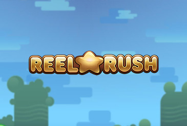 Portada de la tragaperras Reel Rush, disponible en casinos online.