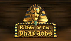 Portada del jackpot Rise of the Pharaohs para casinos online de Nicaragua.