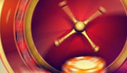 Una ruleta online en pleno giro.