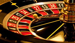 El cilindro de una ruleta online.