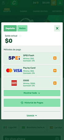 Confirmación de retiro con Neteller en el casino que paga al instante CampoBet México.