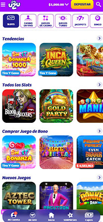 Confirmación de retiro procesado por el casino que paga al instante PlayUZU México.