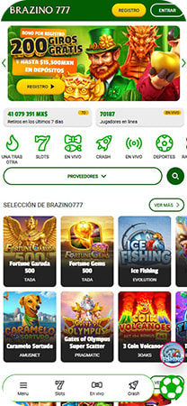 Lobby de Brazino777