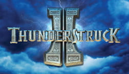 Slot con jackpot Thunderstruck II en casinos online de USA.